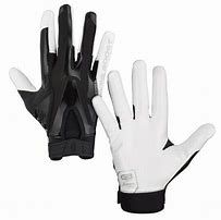 New Grip Boost Stealth 4.0 Dual Color Blk/Wht Receiver's Gloves Youth Small
