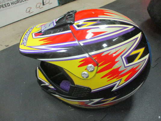 Used Anser M7 Graphics Junior MX Helmet