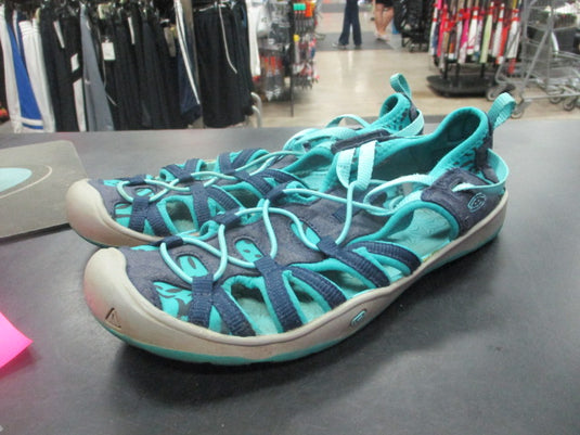 Used Keen Sandals Women's Size 5 EU 37 Moxie Blue Aqua Water Outdoors Shoes
