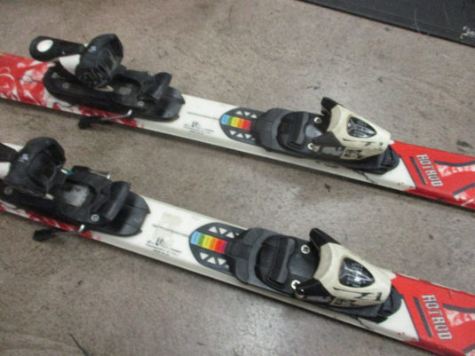 Used Nordica Hot Rod J 140cm Skis W/ Salomon Bindings