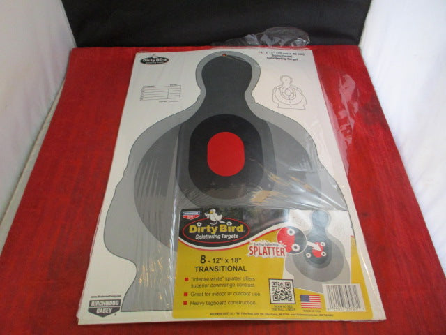 Load image into Gallery viewer, Birchwood Casey Dirty Bird Transitional Splattering Targets - 8 Pack
