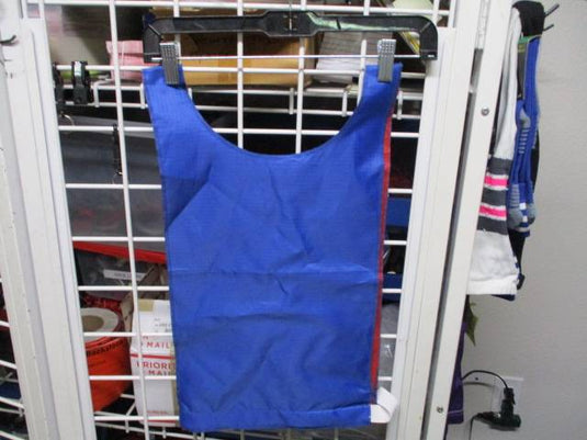 Used Blue and Red Soccer Pinnie