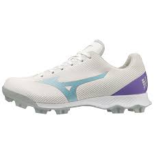 Load image into Gallery viewer, New Mizuno Wave Finch LightRevo Jr. Softball Cleats White Size 5.5
