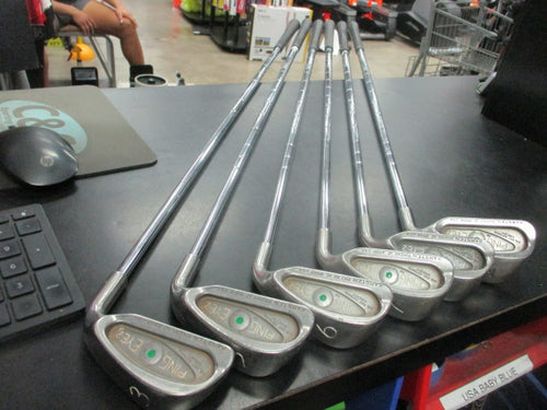 Used Ping Eye 2 Green Dot Iron Set 3-9 (Missing 4 Iron)