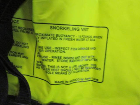 Used US Divers Snorkeling Vest Lifejacket